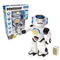 LEXIBOOK Powerman - interactieve educatieve robot voor spelen en leren, dansen, muziek spelen, educatieve quiz, speerschijven - thumbnail