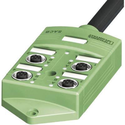 Phoenix Contact SACB-4/ 8-L-10,0PUR SCO 1517110 Passieve sensor/actorbox M12-verdeler met metalen schroefdraad 1 stuk(s) Piece