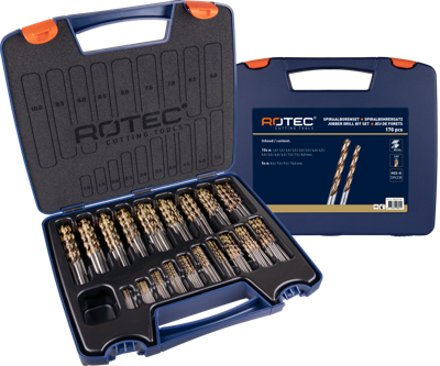 Rotec Spiraalborenset | 102 | DIN 338 | Type HD-S | 202-dlg | ø1-13 - 900.0222WK Rotec Spiraalborenset | 102 | DIN 338 | Type HD-S | 202-dlg | ø1-13 - 900.0222WK