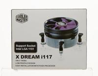 Cooler Master X Dream i117 Processor Koeler 9,5 cm Aluminium, Violet - thumbnail