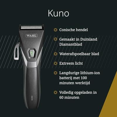 Wahl Kuno Zwart Lithium-Ion (Li-Ion)