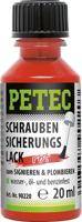PETEC schroefbeveiligingslak safety varnish red 20ml - thumbnail