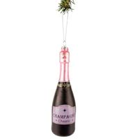 Nordic Light Kerstbal Champagnefles 17 cm - thumbnail