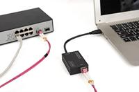 Digitus Computer, Glasvezel, Laptop, USB 3.2 Gen 1 (USB 3.0), Netwerk Adapter [1x USB - 1x SFP-slot] DN-3026 17.00 cm - thumbnail