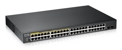 Zyxel GS1900-48HPv2 Managed L2 Gigabit Ethernet (10/100/1000) Power over Ethernet (PoE) Zwart