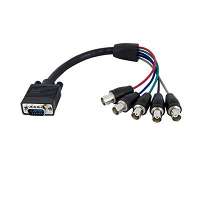 StarTech.com 30cm VGA HD 15 naar 5x BNC RGBHV monitorkabel - St/Bu