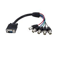 StarTech.com 30cm VGA HD 15 naar 5x BNC RGBHV monitorkabel - St/Bu - thumbnail