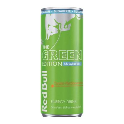 Red Bull - The Green Edition Sugarfree Blik - 12x 250ml