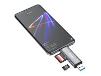 Equip 245460 geheugenkaartlezer USB 3.2 Gen 1 (3.1 Gen 1) Type-A/Type-C Grijs - thumbnail