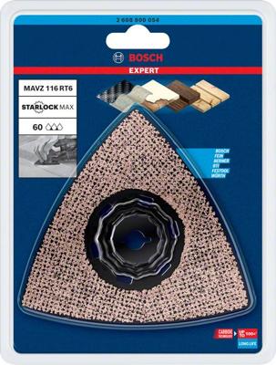 Bosch Accessoires Expert Sanding Plate MAVZ 116 RT6 multitoolzaagblad 116 mm - 1 stuk(s) - 2608900054
