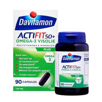 Davitamon Actifit 50+ Omega-3 Visolie Capsules