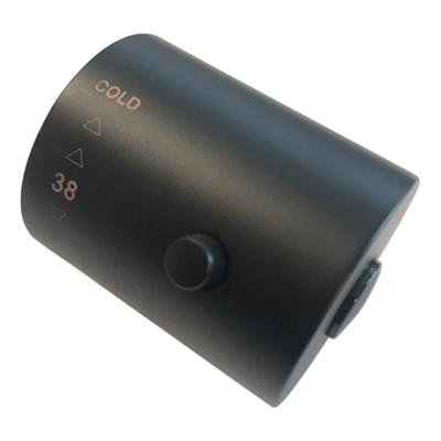 Thermostaatknop Wiesbaden Caral Voor Regendoucheset Opbouw Mat Zwart Thermostaatknop Wiesbaden Caral Voor Regendoucheset Opbouw Mat Zwart