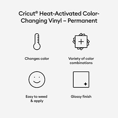 Cricut Color Change Vinyl HOT Permanent Folie Lila - thumbnail