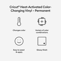 Cricut Color Change Vinyl HOT Permanent Folie Lila - thumbnail