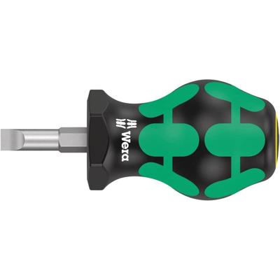 Wera 335 Stubby Platte schroevendraaier Kopbreedte: 6.50 mm Koplengte: 25 mm