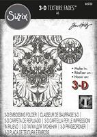 Sizzix • tim holtz 3-d texture fades embossing folder damask - thumbnail