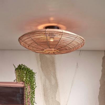 GOOD&MOJO Plafondlamp 'Tanami' Rotan, 55cm, kleur Naturel