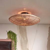 GOOD&MOJO Plafondlamp 'Tanami' Rotan, 55cm, kleur Naturel - thumbnail
