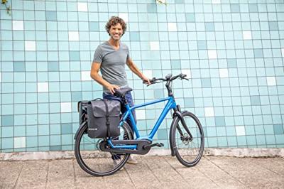 Dubbele Fietstas Odense black Racktime 39L