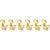 Schaller M6 135 Locking 6-In-Line Gold locking stemmechanieken voor gitaar - thumbnail