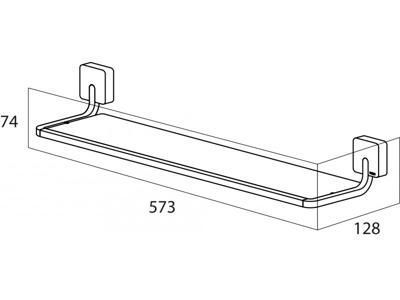 Tiger Planchet Impuls 57 cm Chroom Tiger Planchet Impuls 57 cm Chroom