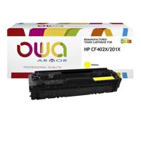Tonercartridge OWA alternatief tbv HP CF402X geel - thumbnail