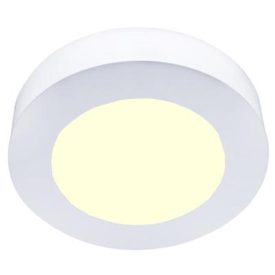 LED Downlight Slim Pro Rond 6W - Warm Wit 3000K - Mat Wit Kunststof
