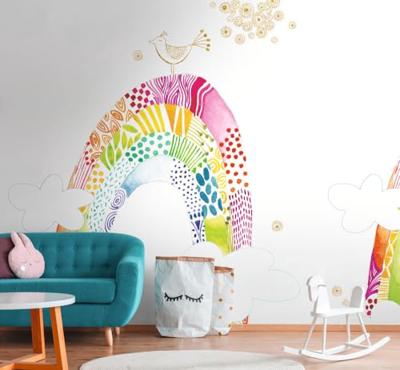 Livingwalls The Wall II - Bont - Regenbogen - 392151