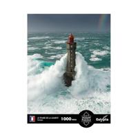 Puzzel - SENTOSPHERE - Calypto - 1000 stukjes - Le Phare de la Jument - Bretagne - Zijdezachte afwerking - Geschikt voor kinderen vanaf 9 jaar - thumbnail