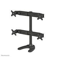 Neomounts FPMA-D700DD4 Monitorvoet Aantal monteerbare displays: 4 Display(s) 48,3 cm (19) - 76,2 cm (30) Zwart In hoogte verstelbaar, Kantelbaar, Zwenkbaar, - thumbnail
