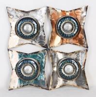 Wanddecoratie metaal Deco Blok - thumbnail