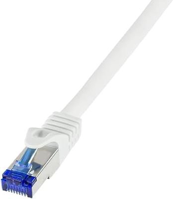LogiLink C6A061S RJ45 USB-kabel CAT 6A S/FTP 3.00 m Wit 1 stuk(s)