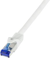 LogiLink C6A061S RJ45 USB-kabel CAT 6A S/FTP 3.00 m Wit 1 stuk(s) - thumbnail