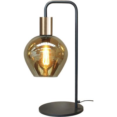 Masterlight Tafellamp glasBounty zwart en goud - 4472-05-02-3