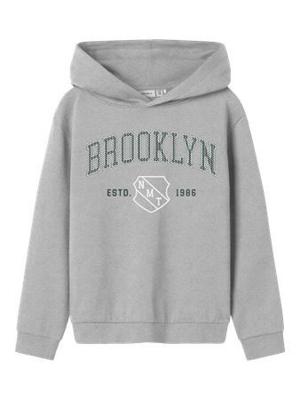 Name it winter sweater jongens - grijs - regular fit - NkmNewi