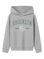 Name it winter sweater jongens - grijs - regular fit - NkmNewi - thumbnail