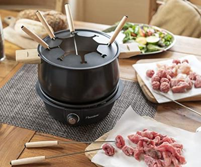 Bestron AFD850BW Fondueset Zwart/Hout - thumbnail