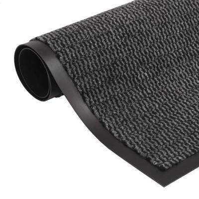 VidaXL Droogloopmat rechthoekig getuft 60x90 cm antraciet VidaXL Droogloopmat rechthoekig getuft 60x90 cm antraciet
