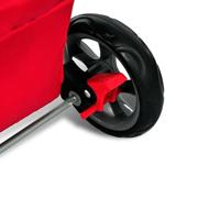 VidaXL Wandelwagen voor hond rood - thumbnail