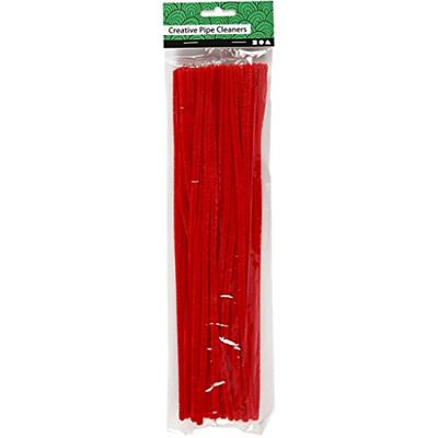 Creativ Company Chenille rood 30cm, 50st.