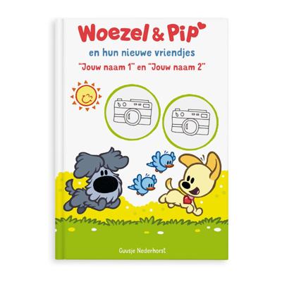 Boek met naam en foto - Woezel & Pip - Vriendjes - XL boek (Hardcover)