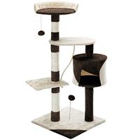 Krabpaal, kattenkrabpaal, kattenpaal, 112 cm, bruin/beige - thumbnail