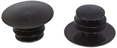 Ergotec handvatten monaco leer lang/lang zwart