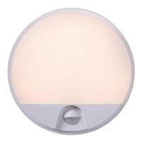 Lucide HUPS IR - Wandlamp Binnen/Buiten - Ø 21 cm - LED - 1x10W 3000K - IP54 - Bewegingssensor - Wit - thumbnail