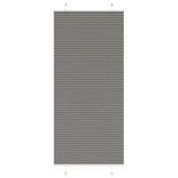 VidaXL Plissé rolgordijn 90x200 cm stofbreedte 89,4 cm antraciet - thumbnail