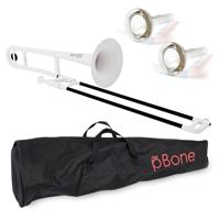 Jiggs pBone Bb Tenor Trombone Wit met tas - thumbnail
