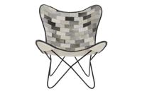 Keukenstoel DKD Home Decor Wit Zwart Beige Grijs 74 x 70 x 90 cm - thumbnail