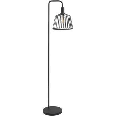 Vloerlamp Fynn zwart metaal E27 65x36x30 cm