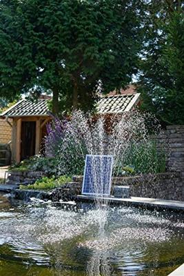 SolarMax 1000 vijverpomp fontein met zonnepaneel - inclusief accu