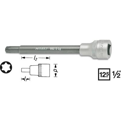 Hazet schraubendrehereinsatz "992slg" torx insert 7.82mm 1/2z 992 slg-t45